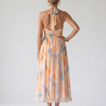 Calra | Soft Halter Midi Dress