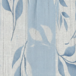 Maemae | Sleeveless Blue Leaf Pattern Midi Dress