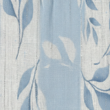 Maemae | Sleeveless Blue Leaf Pattern Midi Dress