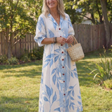 Magdalyn | Botanical Flow Maxi Dress