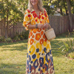 Magdalyn | Botanical Flow Maxi Dress