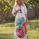 Magdalyn | Botanical Flow Maxi Dress