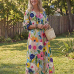 Magdalyn | Botanical Flow Maxi Dress