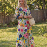 Magdalyn | Botanical Flow Maxi Dress
