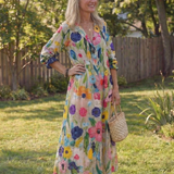 Magdalyn | Botanical Flow Maxi Dress