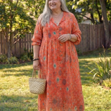 Magdalyn | Botanical Flow Maxi Dress