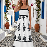 Marenthea | Sleeveless Smocked Bodice Maxi Dress