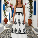 Marenthea | Sleeveless Smocked Bodice Maxi Dress