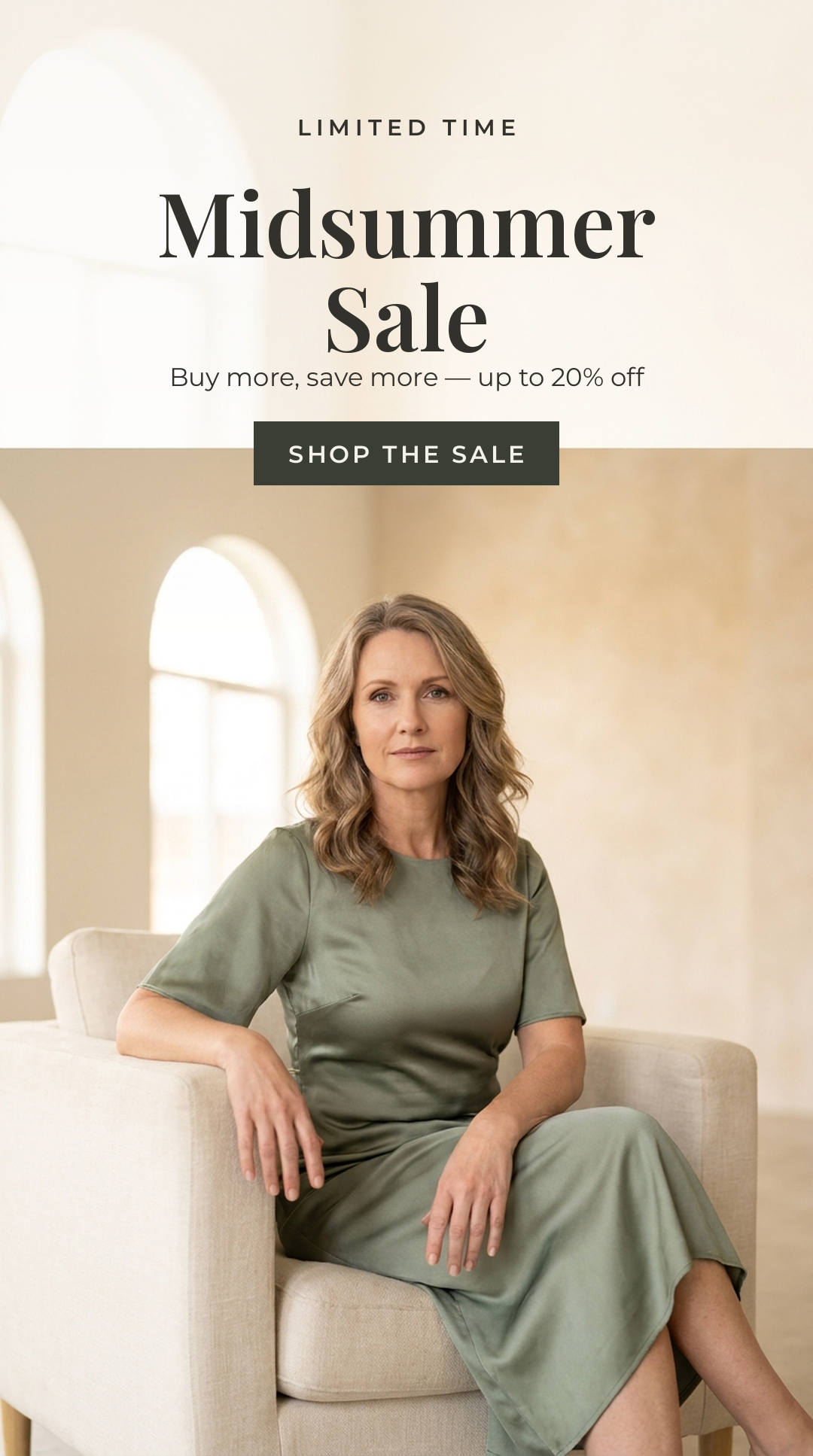 Ostera London Midsummer Sale banner mobile