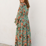 Belmarie | Long Sleeve V Neck Floral Maxi Dress