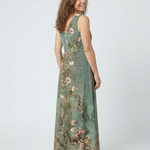 Norda | Sleeveless V Neck Floral Maxi Dress
